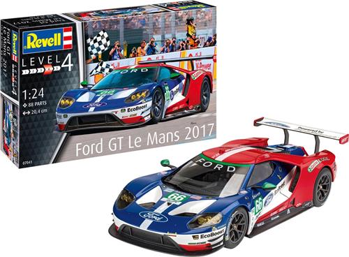 1:24 Revell 07041 Ford GT Le Mans 2017 Plastic Modelbouwpakket