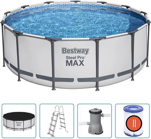 Bestway - Steel - Pro - MAX - Zwembadset - rond - 396x122 - cm