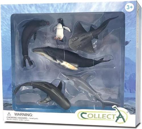 Collecta Speelset Zeedieren Deluxe Window Box 6-delig