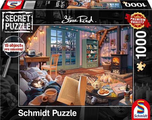 Schmidt Legpuzzel In Het Vakantiehuisje 49 X 69 Cm 1000 Stukjes