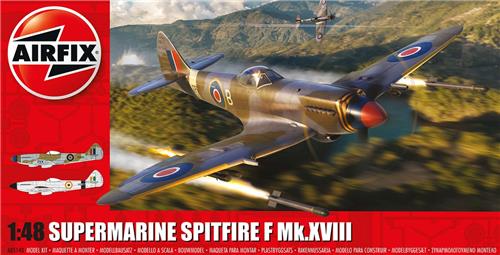 1:48 Airfix 05140 Supermarine Spitfire F Mk.XVIII Plastic Modelbouwpakket