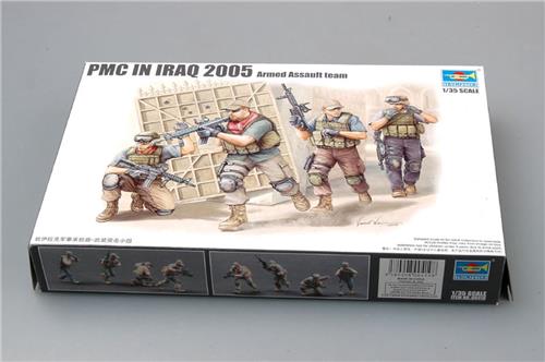 1:35 Trumpeter 00419 PMC in Iraq 2005 Armed Assault team - Figuren Plastic Modelbouwpakket