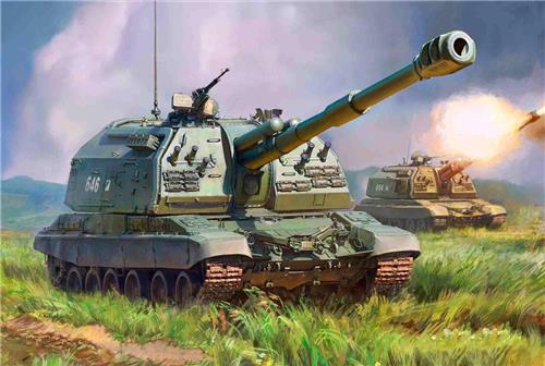 Zvezda - Msta Self Propelled Howitzer (Zve3630) - modelbouwsets, hobbybouwspeelgoed voor kinderen, modelverf en accessoires