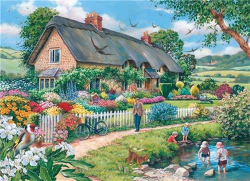 House of Puzzles Lazy Days - 500 Piece Jigsaw Puzzle