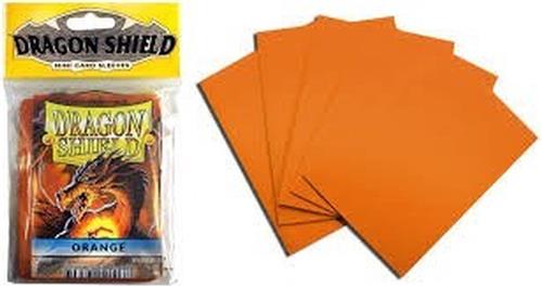 Dragon Shield Card Sleeves: Japanese/Mini Orange (59x86mm) - 50 stuks