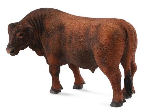 Collecta Boerderijdieren (L): ANGUS STIER ROOD 12x6x6,5cm