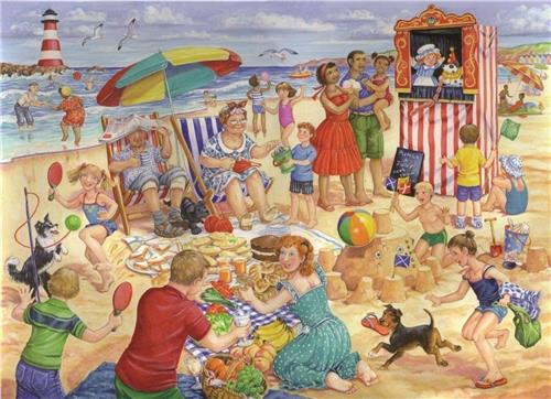 House of Puzzles Trip To The Seaside - BIG 250 Piece Jigsaw Puzzle