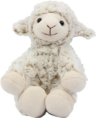 Pia Toys Knuffeldier Schaap/lammetje - zachte pluche stof - premium kwaliteit knuffels - wit - 19 cm - Schapen - zittend