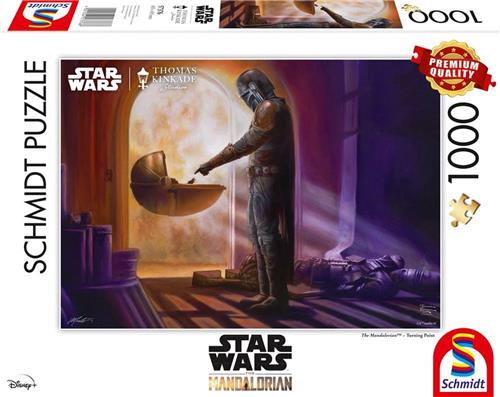 Schmidt Spiele Thomas Kinkade Studios: Star Wars The Mandalorian  Turning Point Legpuzzel 1000 stuk(s) Televisie/films