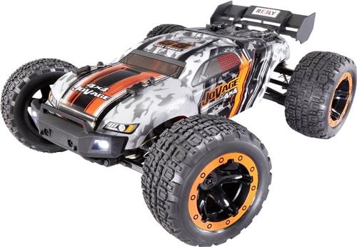 Reely Jovage 4x4 Oranje, Wit Brushed 1:16 RC modelauto voor beginners Elektro Truggy 4WD RTR 2,4 GHz Incl. accu en lade