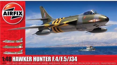 1:48 Airfix 09189 Hawker Hunter F.4/F.5/J34 Plastic kit