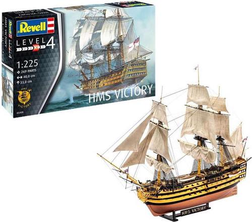 1:225 Revell 05408 H.M.S. Victory Ship Plastic Modelbouwpakket