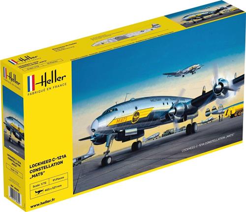 1:72 Heller 80382 C-121A constellation "MATS" Plastic Modelbouwpakket