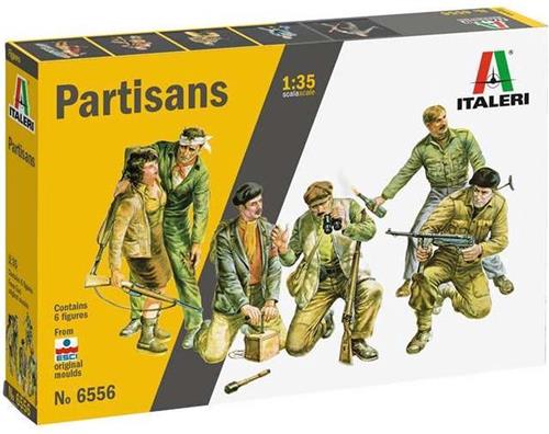 1:35 Italeri 6556 Partisans Plastic Modelbouwpakket