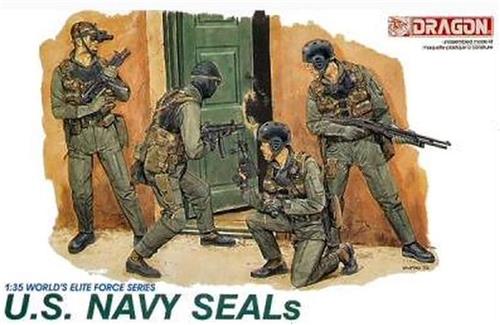 1:35 Dragon 3017 U.S. Navy Seals Plastic Modelbouwpakket