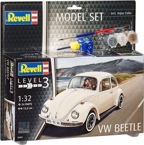 1:32 Revell 67681 Volkswagen VW Beetle Car - Model Set Plastic Modelbouwpakket