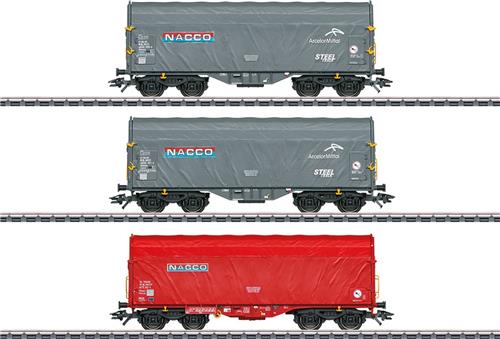 Märklin 047224 Coil wagen van Nacco, set van 3 stuks