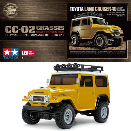 1:10 Tamiya 58715 RC Toyota Land Cruiser 40 - CC-02 RC Plastic Modelbouwpakket