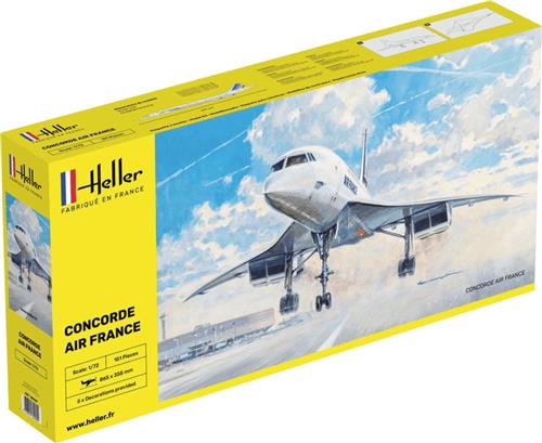 1:72 Heller 80469 Concorde AF Plane Plastic Modelbouwpakket