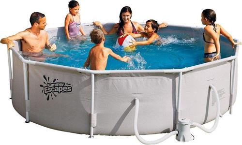 Bestway Opzetzwembad Summer Waves  - ø 305 cm Metal Frame Pool