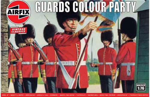 1:76 Airfix 00702V Guards Colour Party - Figuren Plastic Modelbouwpakket