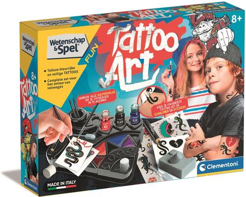 Clementoni Wetenschap & Spel, Tattoo Labo, 8+ jaar - 56069