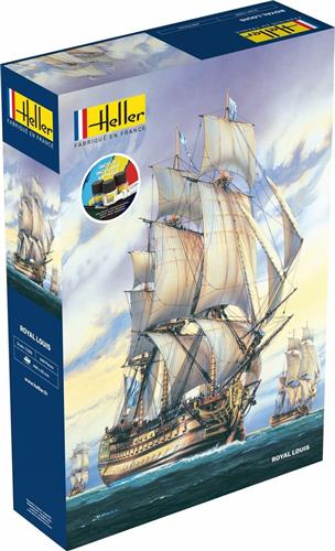 1:200 Heller 58892 Royal Louis Ship - Starter Kit Plastic Modelbouwpakket