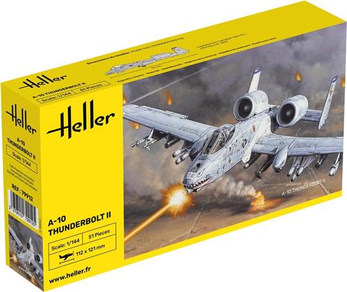 1:144 Heller 79912 A-10 Thunderbolt II Plastic Modelbouwpakket