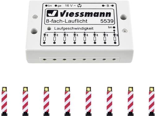 Viessmann Modelltechnik 5040 H0 Set van 8 stuks Waarschuwingspaal