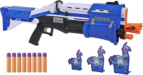 Nerf - Fortnite TS - Blaster - Blauw - Met Lama Targets - Special Edition