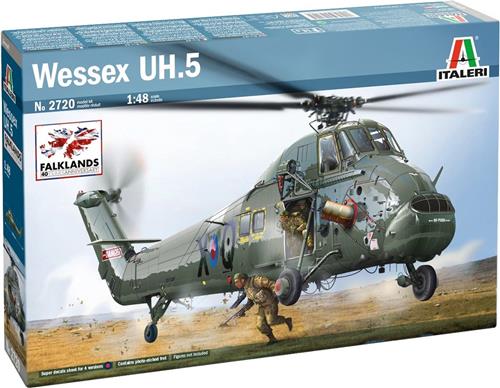 1:48 Italeri 2720 Wessex UH.5 Heli Plastic Modelbouwpakket