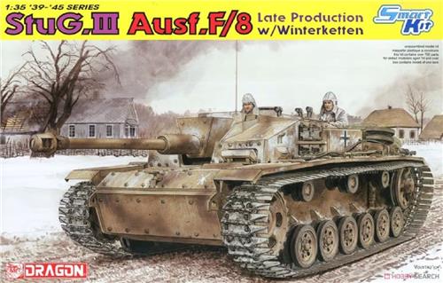 1:35 Dragon 6644 StuG.III Ausf.F/8 - Late Production - w/Winterketten Plastic Modelbouwpakket