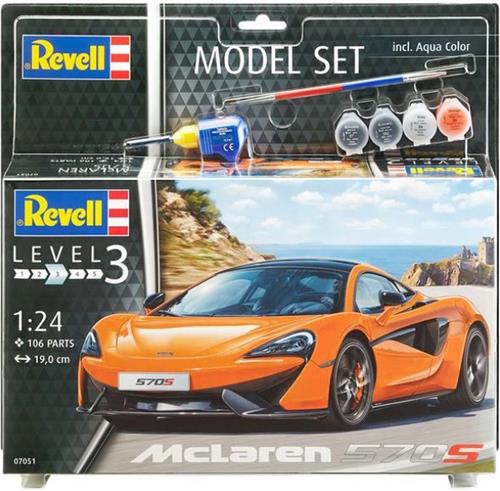 1:24 Revell 67051 McLaren 570S - Model Set Plastic Modelbouwpakket