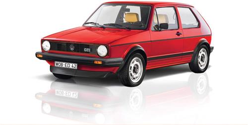 1:24 Italeri 3622 Volkswagen Golf GTI First Series 1976/78 Car Plastic Modelbouwpakket