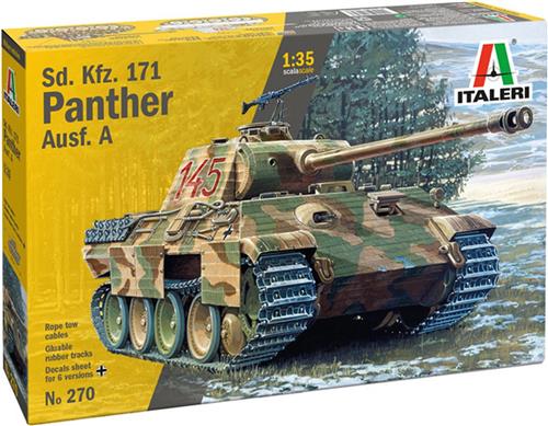 1:35 Italeri 0270 SD.KFZ. 171 Panther Ausf. A Plastic Modelbouwpakket