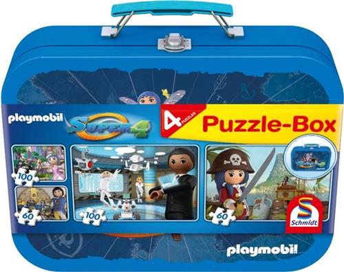 Schmidt Puzzel 4 in 1 Playmobil 56511