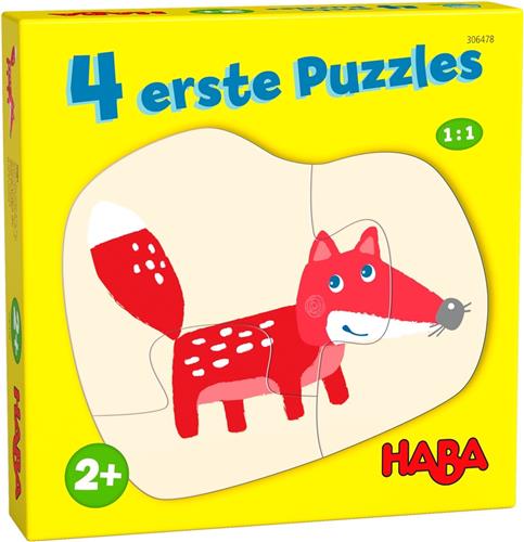 Haba Vormenpuzzels In Het Bos Junior Karton 4-delig