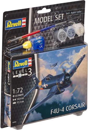 1:72 Revell 63955 F4U-4 Corsair - Model Set Plastic Modelbouwpakket