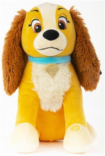 Lady en de Vagebond Disney Pluche Knuffel + Geluid 30 cm {Lady and the Tramp Plush Toy | Hond Knuffeldier Speelgoed voor kinderen jongens meisjes | Disney Classics-Knuffels}