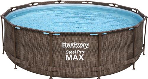 Bestway Steel Pro MAX zwembad - 366 x 100 cm (Rotan)