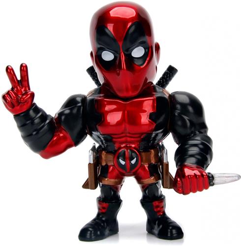 Jada Speelfiguur Marvel Deadpool 10 Cm Die-cast Rood/zwart