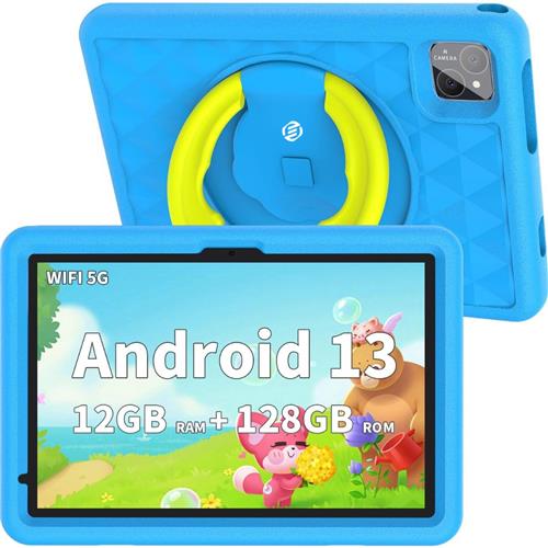 Equivera Kindertablet - Tablet voor Kinderen - Educatieve Tablet - Spelletjes - Ouderlijk Toezicht