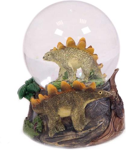 PIA Soft Toys Dino Stegosaurus Waterbal - 65 mm - Snowglobe