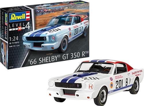 1:24 Revell 07716 1965 Shelby GT 350 R Auto Plastic Modelbouwpakket