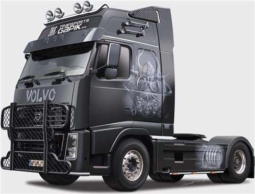 1:24 Italeri 3931 Volvo FH16 XXL "Viking" Plastic Modelbouwpakket