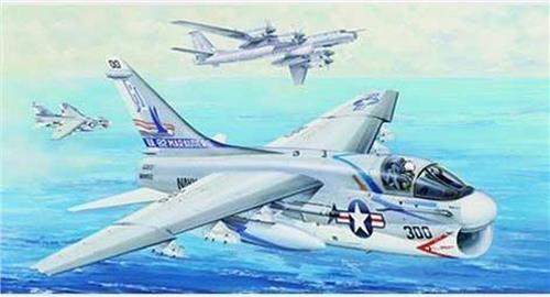 1:32 Trumpeter 02231 USS A-7E Corsair II Plane Plastic Modelbouwpakket