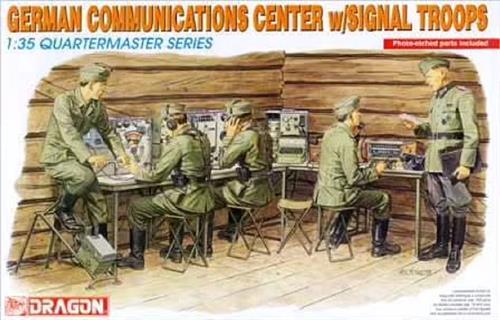 1:35 Dragon 3826 German Communications Center w/Signal Troops Plastic Modelbouwpakket