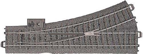 H0 Märklin C-rails (met ballastbed) 24611 Wissel, Links 24.3 ° Met handbediening 188.3 mm