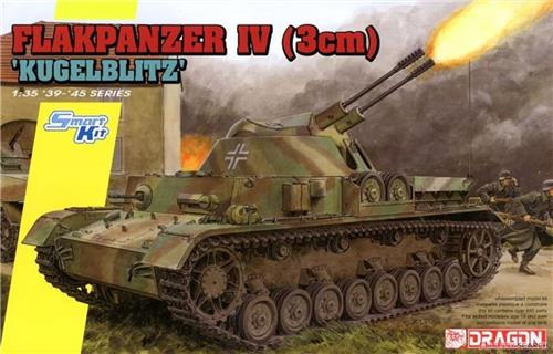 1:35 Dragon 6889 Flakpanzer IV 3cm Kugelblitz Plastic Modelbouwpakket