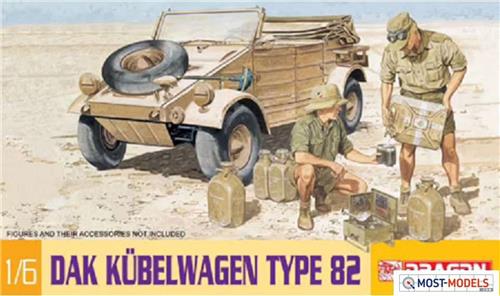 1:6 Dragon 75021 Dak Kübelwagen Type 82 Plastic Modelbouwpakket